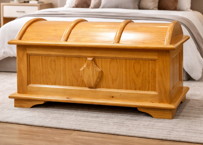 055-022  Arca de madera